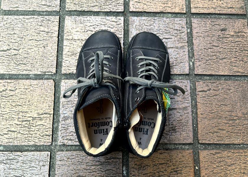 レディース【ドイツ製革靴】finn confort　23㎝　超歩きやすいひも靴